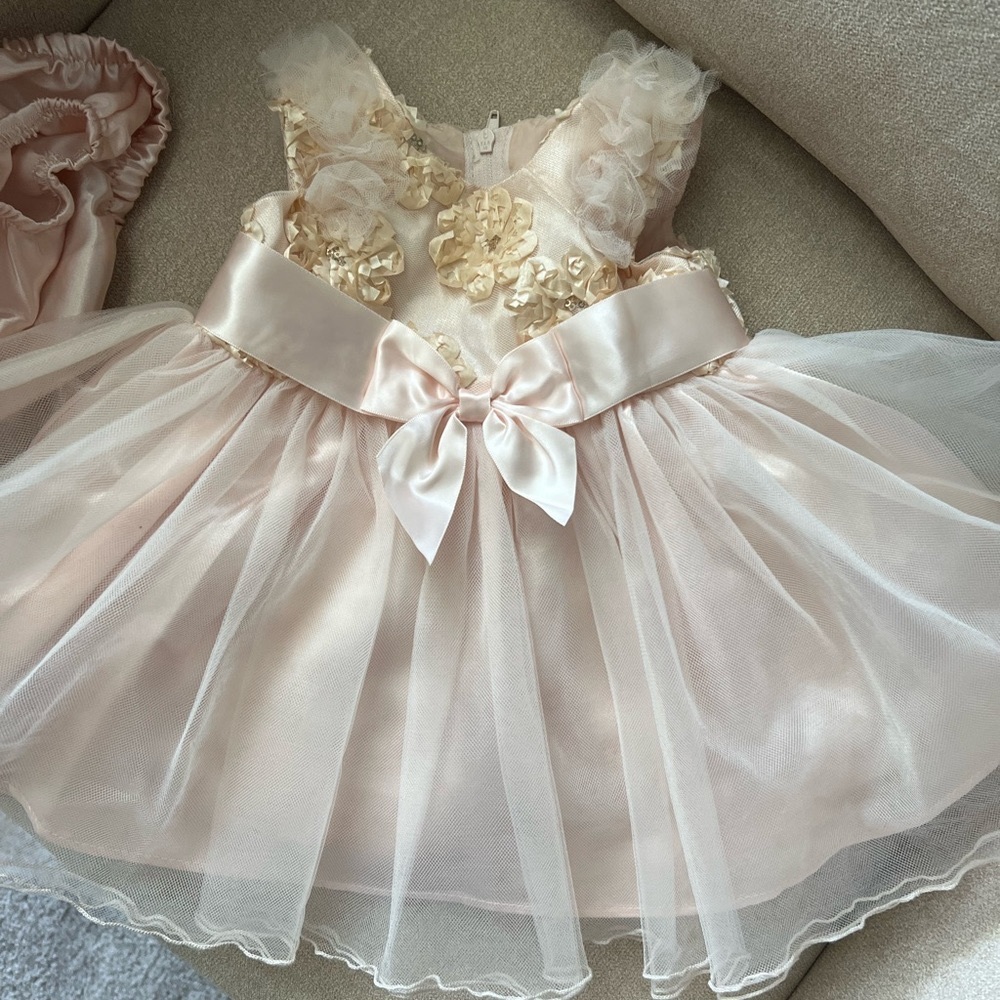 Infant girl flower girl dress
